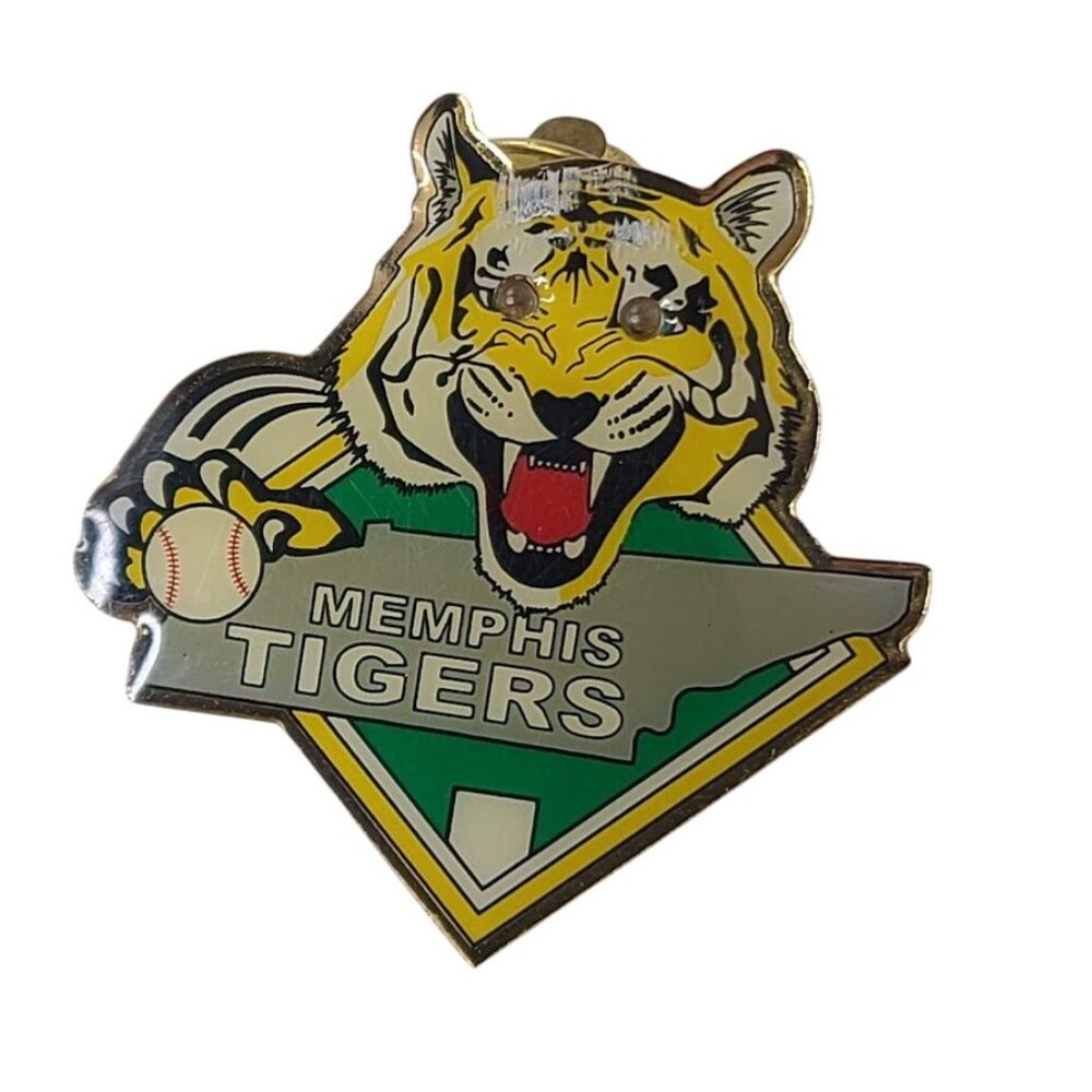 Cooperstown Dreams Park Baseball Trading Pin Memphis Tigers TN Tennessee